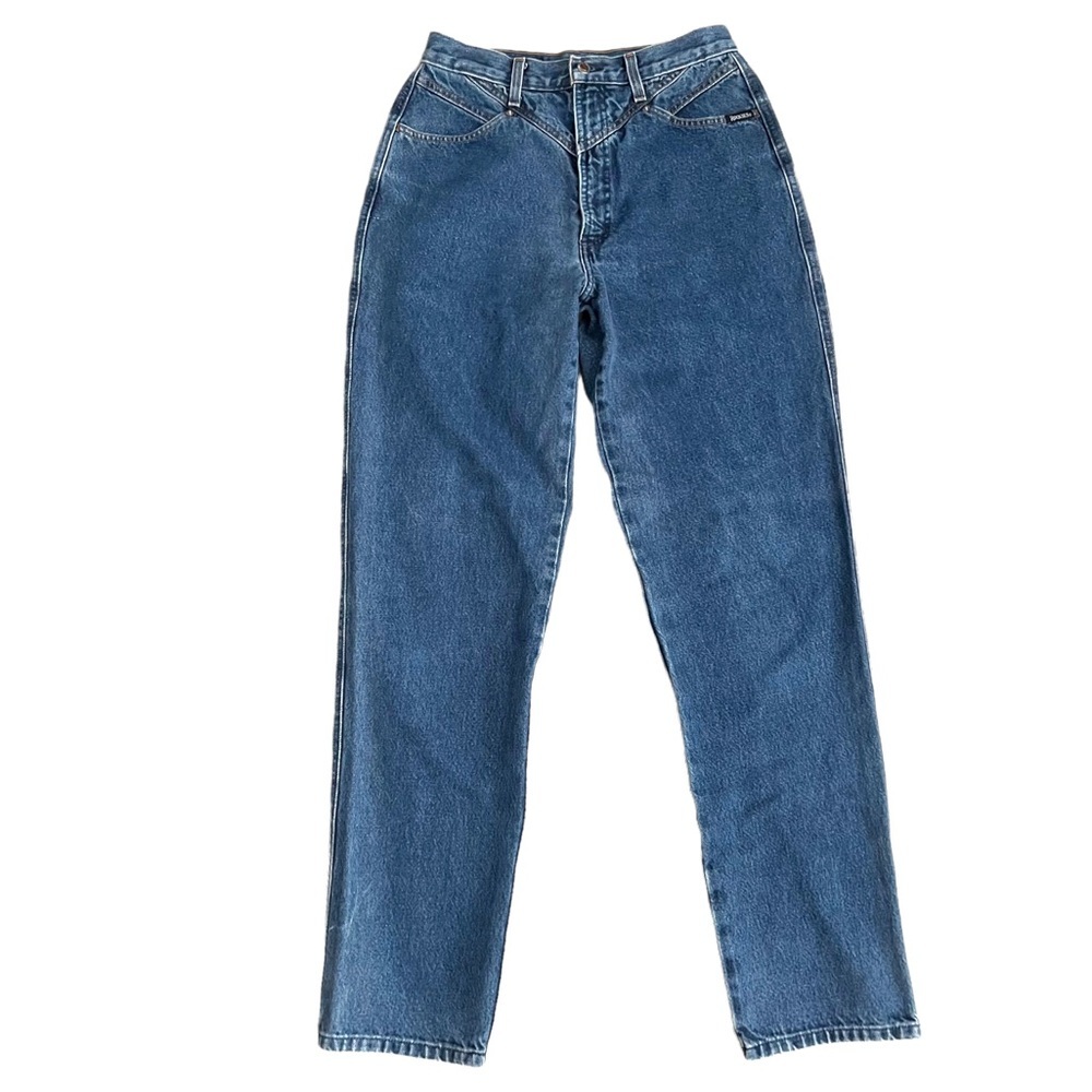 Vintage 90s Rockies Pocketless Back High Rise Tapered Mom Jeans Mexico